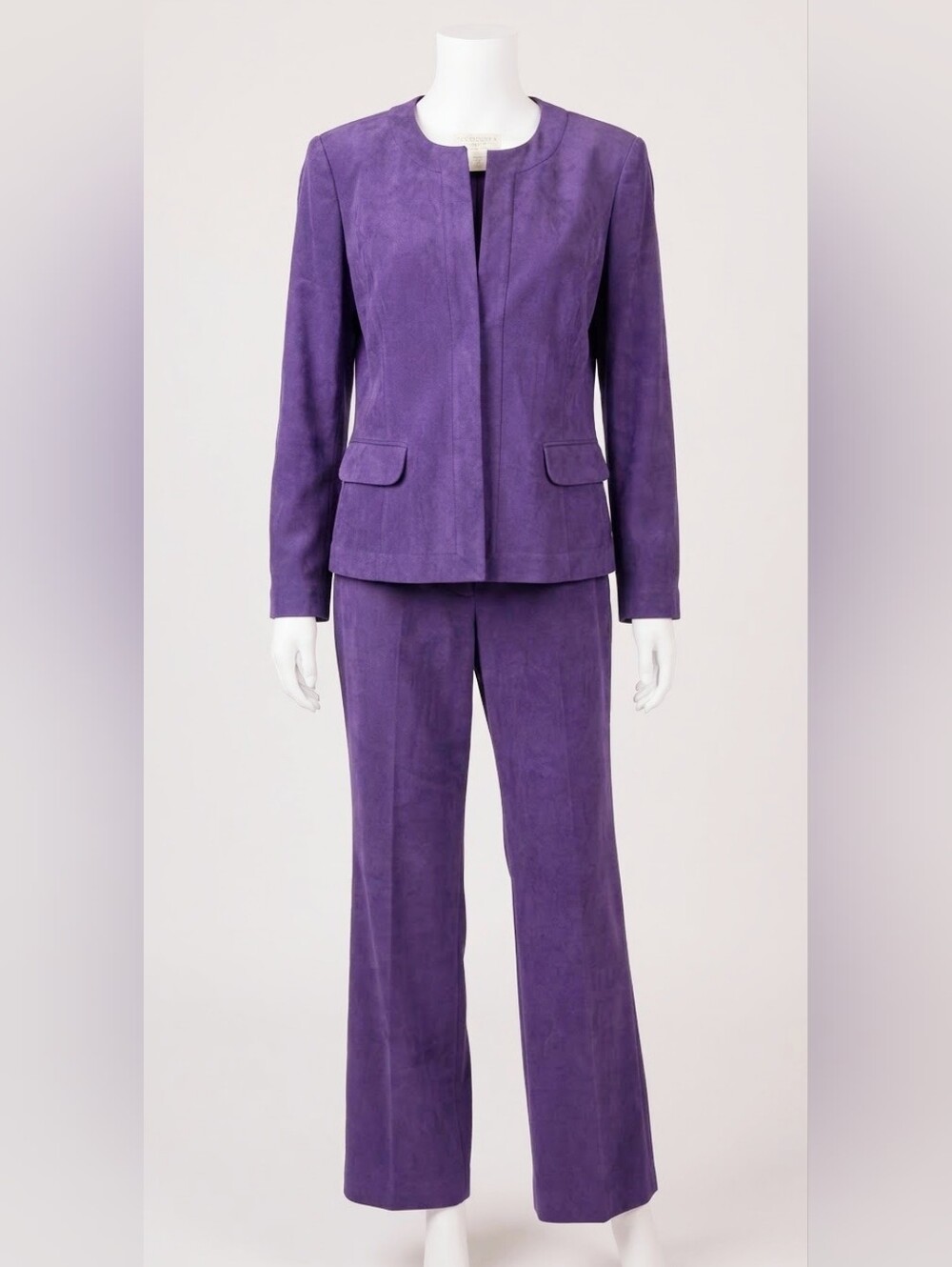 Sag Harbor Purple Pantsuit Size 14
